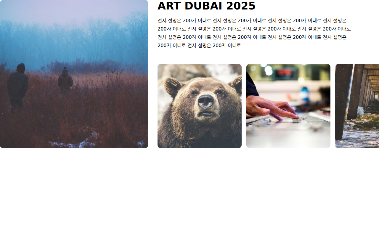 상세 히어로 블록 렌더링